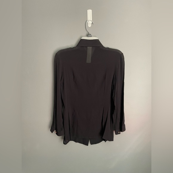 Gianni Versace Couture S/S 1999 Black Silk Medusa Head Button Down Size 44 IT - Picture 3 of 7